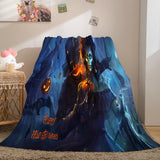 Halloween Flannel Caroset Throw Cosplay Blanket Comforter Set - EBuycos