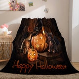 Halloween Flannel Caroset Throw Cosplay Blanket Comforter Set - EBuycos