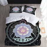 Hand Drawn Sun Face Bedding Sets Quilt Cover Without Filler