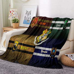 Harry Potter Blanket Pattern Flannel Throw Room Decoration