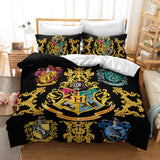 Harry Potter College Pattern Bedding Set Quilt Cover Without Filler