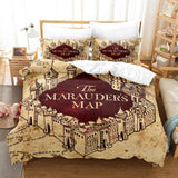 Harry Potter Cosplay Bedding Set Duvet Cover Comforter Bed Sheets - EBuycos
