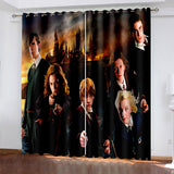 Harry Potter Pattern Curtains Blackout Window Drapes