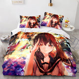 Hatsune Miku Cosplay Bedding Set Duvet Cover Comforter Bed Sheets - EBuycos