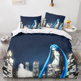 Hatsune Miku Cosplay Bedding Set Duvet Cover Comforter Bed Sheets - EBuycos