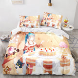 Hatsune Miku Cosplay Bedding Set Duvet Cover Comforter Bed Sheets - EBuycos