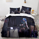 Hatsune Miku Cosplay Bedding Set Duvet Cover Comforter Bed Sheets - EBuycos