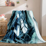 Hatsune Miku Cosplay Flannel Blanket Throw Soft Warm Plush Bed Sets - EBuycos