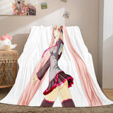 Hatsune Miku Cosplay Flannel Blanket Throw Soft Warm Plush Bed Sets - EBuycos