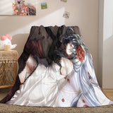 Hatsune Miku Cosplay Soft Flannel Blanket Throw Blanket Comforter Sets - EBuycos