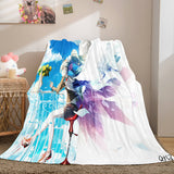 Hatsune Miku Cosplay Soft Flannel Blanket Throw Blanket Comforter Sets - EBuycos