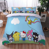 Hello Kitty 2022 Bedding Set Cosplay Quilt Cover Without Filler
