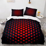 Honeycomb 3-Piece Bedding Sets Duvet Covers Comforter Bed Sheets - EBuycos