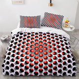 Honeycomb 3-Piece Bedding Sets Duvet Covers Comforter Bed Sheets - EBuycos