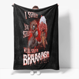 Horror Robe Flannel Blanket Fleece Throw Blanket Wrap Nap Bedding Sets - EBuycos