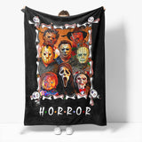 Horror Robe Flannel Blanket Fleece Throw Blanket Wrap Nap Bedding Sets - EBuycos