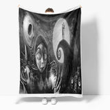 Horror Robe Flannel Blanket Fleece Throw Blanket Wrap Nap Bedding Sets - EBuycos