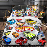 Hot Wheels Cosplay Bedding Set Duvet Cover Quilt Bed Sheets Sets Gifts - EBuycos