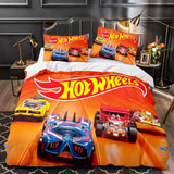 Hot Wheels Cosplay Bedding Set Duvet Covers Quilt Bed Sheets Sets - EBuycos