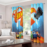 Hot Wheels Curtains Cosplay Blackout Window Drapes for Room Decoration