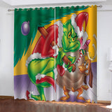 How The Grinch Stole Christmas Curtains Blackout Window Treatments Drapes