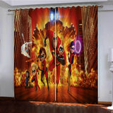 Incredibles Curtains Pattern Blackout Window Drapes