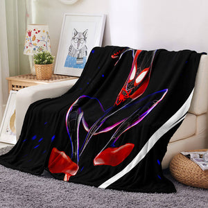 Into the Spider-Verse Gwen Blanket Flannel Throw Room Decoration