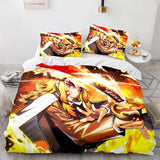 Japan Anime Demon Slayer Bedding Set Cosplay Quilt Cover Without Filler
