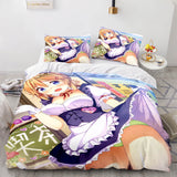 Japan Maid Cosplay Bedding Set Quilt Duvet Covers Comforter Bed Sheets - EBuycos
