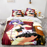 Japan Maid Cosplay Bedding Set Quilt Duvet Covers Comforter Bed Sheets - EBuycos