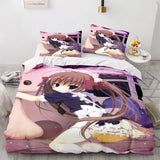 Japan Maid Cute Loli Cosplay Bedding Set Quilt Duvet Covers Bed Sheets - EBuycos