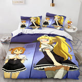 Japan Maid Cute Loli Cosplay Bedding Set Quilt Duvet Covers Bed Sheets - EBuycos