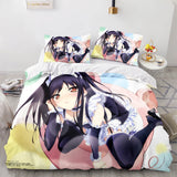 Japan Sexy Lady Maid Cosplay Bedding Set Quilt Duvet Covers Bed Sheets - EBuycos