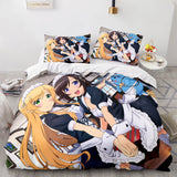 Japan Sexy Lady Maid Cosplay Bedding Set Quilt Duvet Covers Bed Sheets - EBuycos