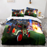 Jeep 4X4 Vehicle Off-Road Adventure Car Bedding Set Duvet Cover Sheets - EBuycos