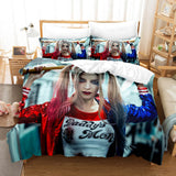 Joker Harley Quinn Cosplay Bedding Set Quilt Cover Without Filler