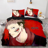 Jujutsu Kaisen Cosplay Bedding Sets Duvet Covers Comforter Bed Sheets - EBuycos