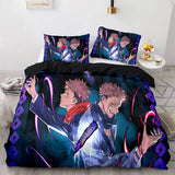 Jujutsu Kaisen Cosplay Bedding Sets Soft Duvet Covers Bed Sheets - EBuycos
