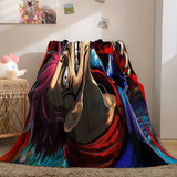 Jujutsu Kaisen Flannel Caroset Throw Cosplay Blanket Comforter Set - EBuycos