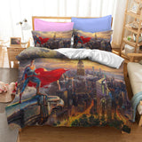 Justice League Batman Superman Bedding Set Quilt Cover Without Filler