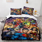 Justice League Bedding Set Throw Quilt Duvet Cover Bedding Sets - EBuycos