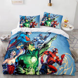Justice League Bedding Set Throw Quilt Duvet Cover Bedding Sets - EBuycos