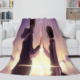 Kimi no Na Wa Cosplay Flannel Blanket Throw Comforter Bedding Sets - EBuycos