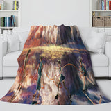 Kimi no Na Wa Cosplay Flannel Blanket Throw Comforter Bedding Sets - EBuycos