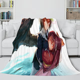 Kimi no Na Wa Cosplay Flannel Blanket Throw Comforter Bedding Sets - EBuycos