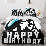 King Kong vs Godzilla Comforter Bedding Set Duvet Covers Bed Sheets - EBuycos