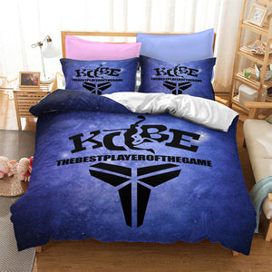 Kobe Bean Bryant Cosplay Bedding Set Duvet Covers Comforter Bed Sheets - EBuycos