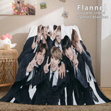 Kpop BTS Butter Bangtan Boys Cosplay Flannel Blanket Comforter Bed Sets - EBuycos