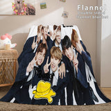 Kpop BTS Butter Bangtan Boys Cosplay Flannel Blanket Comforter Bed Sets - EBuycos