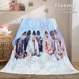 Kpop BTS Butter Bangtan Boys Cosplay Flannel Blanket Comforter Bed Sets - EBuycos